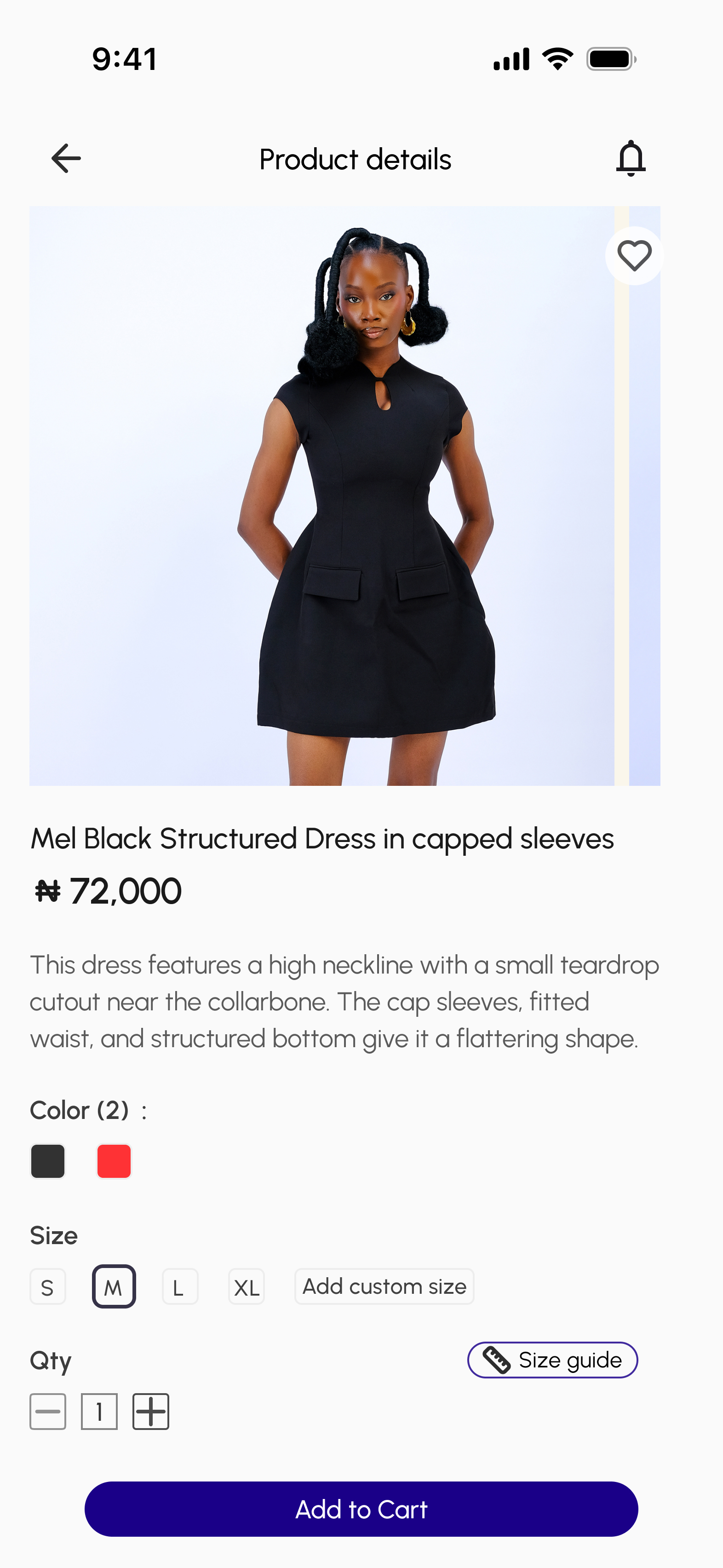 Ready to wear product details